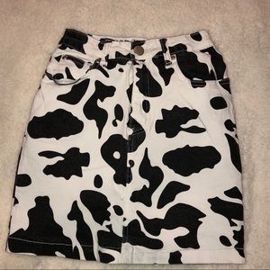 Cow Print Skirt from NASTYGAL!